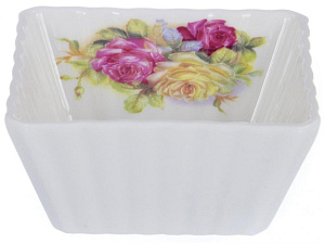 Набор фигурных салатников 2шт 10см ПОСУДА подарочная упаковка 000000000001177578