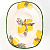 Салатник 20х16,5см CERA TALE Лимоны керамика глазурованная 000000000001207949