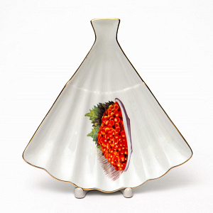 Икорница 20,5х21х3см GUTERWAHL Party Time Красная икра фарфор 000000000001197792