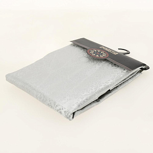 Скатерть 160х250см DE'NASTIA Талисман серая 100% полиэстер 000000000001202431