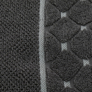 Полотенце 50х100см CLEANELLY Порфидо махровое плотность 560гр/м серый 100% хлопок ПЦ689-4097 000000000001198656