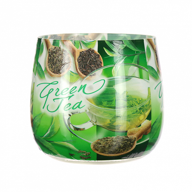 Ароматизированная свеча в стакане Зеленый чай Bartek, 80?75 см 000000000001144971