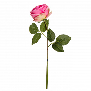 Цветок искусственный Пионовидная роза Real Touch 62см розовая 000000000001218312