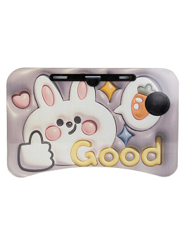 Столик 40х60х25см ST для ноутбука 3D сказка белый железо/МДФ 000000000001227162