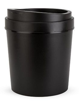 Контейнер для мусора КАПУЧИНО 8л черный пластик_ST 000000000001228753