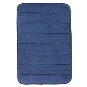 Коврик для ванной горх DE'NASTIA 45х70см memor синий полиэфир M111133 000000000001154579
