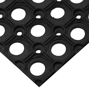 Коврик придверный 40х60х1,6см VORTEX ячеистый грязесборный резина 000000000001014916