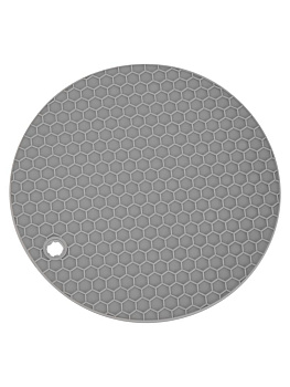 Подставка под горячее 17см в ассортименте силикон 000000000001227891