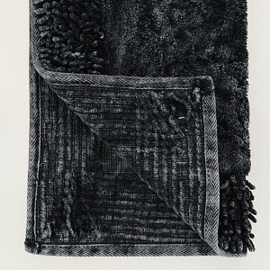 Коврик универсальный 50х60см LUCKY Стоунвош2 темно-серый хлопок 000000000001199819