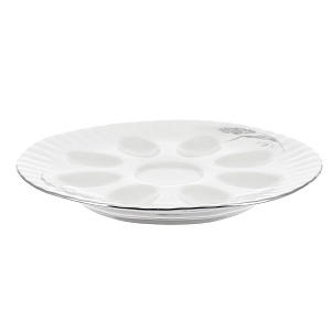 Блюдо для яиц Колосок Porcelaine Czech Gold Hands, 21 см 000000000001136366