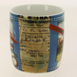 Кружка 350мл КОРАЛЛ New bone Транспорт бочка низкая фарфор 000000000001196865