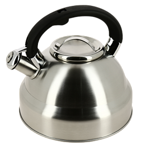 Чайник со свистком 3500мл GUTERWAHL нейлоновая ручка капсульное дно стенки корпуса 0,4мм дно 1,1мм подарочная упаковка нержавеющая сталь 126-18011 000000000001204049