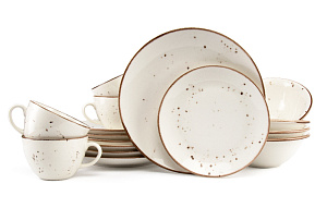 Набор столовой посуды 16 предметов TULU PORSELEN Deniz milky фарфор Набор столовой посуды 16 предметов TULU PORSELEN Deniz milky фарфор 000000000001216248