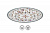 Тарелка десертная 19см ESPRADO Oriente фарфор 000000000001200787