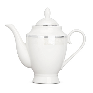 Сервиз чайный 15 предметов Stephanie с перламутром серебро фарфор 000000000001219808