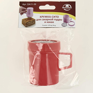 Кружка-сито для сахарной пудры и какао пластик DA11-39 000000000001203470
