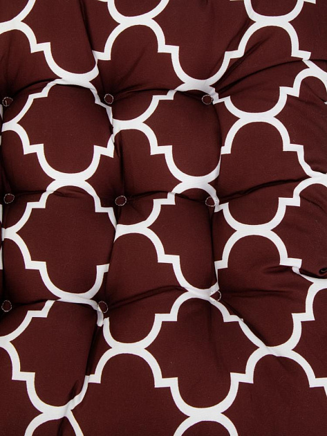 Подушка на стул 40x40см Сетка коричневый полиэстер 000000000001228077