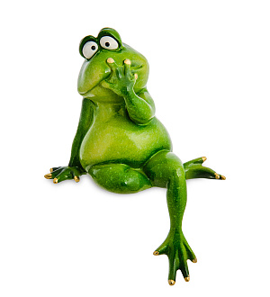 Фигура декоративная 19см Лягушка 000000000001216782