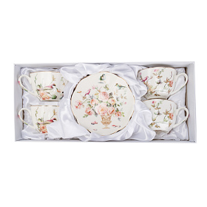 Набор чайный 8 предметов LAGARD (чашка 250мл-4шт/блюдце-4шт) фарфор SH08077 000000000001220555