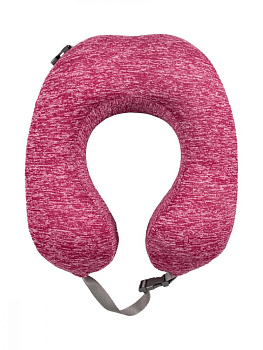 Подушка для путешествий DE'NASTIA 27х24x10см MEMORY (с эффектом памяти) бордовый T600046 000000000001200007