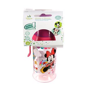 Поильник Микки и Минни Lubby&Disney baby, от 6 месяцев, 360мл 000000000001135528