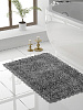 Коврик для ванной 60x100см DE'NASTIA кружево темно-серый хлопок