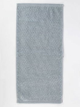 Полотенце махровое 100х150см СОФТИ Ромб светло-голубой хлопок 100% 000000000001214710