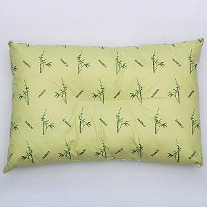 Подушка детская 40х60см FAMILYTEX с центральной перегородкой и наполнителем из волокон бамбука 000000000001212675