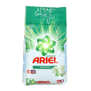 Стиральный порошок Автомат Белая Роза Ariel P&G, 3кг 000000000001021331
