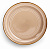 Тарелка десертная 22,5см NINGBO Полосы бежевый глазурованная керамика 000000000001217601