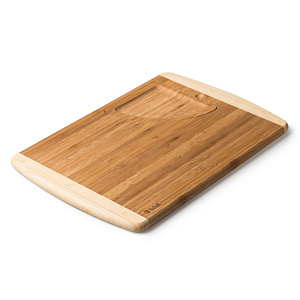 Доска разделочная 31х2,5х46см TALLER со съемным лотком дерево 000000000001009804