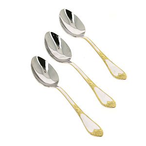 Набор ложек чайных 2,5мм ПАВЛОВСКИЙ ЗАВОД Дворцовая золото нержавеющая сталь 000000000001182394