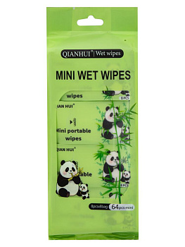 Набор влажных салфеток МИНИ 18х4см 8/8шт в ассортименте_ST 000000000001228715