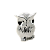 Фигура декоративная "Сова" 7см серебро R011236 000000000001200354