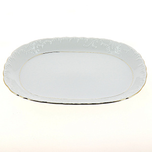 Блюдо овальное 33см CMIELOW Rococo 3604 фарфор 000000000001172827