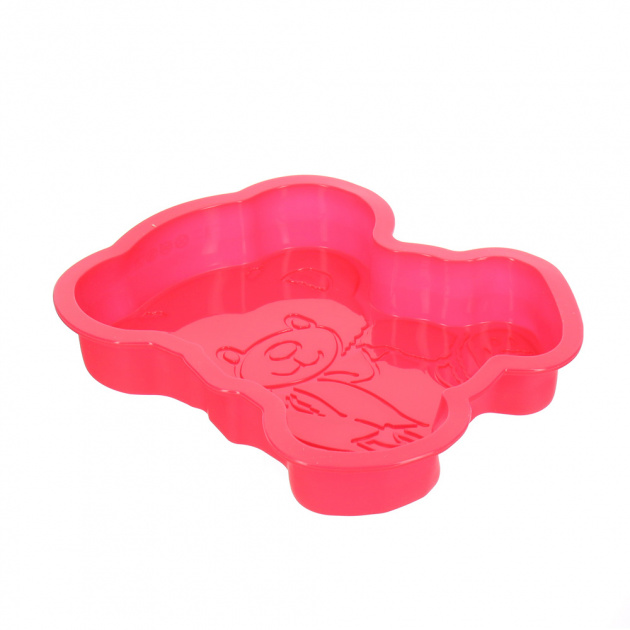 Форма для выпечки Медвежонок Marmiton, розовый, силикон 000000000001125396