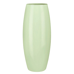 Ваза 25см ЯБЛОКО бочка хаки глянец стекло 000000000001216215