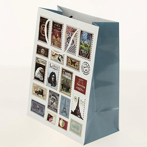 Подарочный бумажный пакет Премиум+, 22x17x10 см 000000000001036473