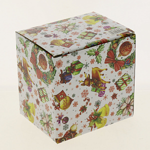 КРУЖКА  ЗИМНЯЯ СКАЗКА  НА КОЛЕСИКАХ 350 МЛ. (КОР=36ШТ.) 000000000001181834