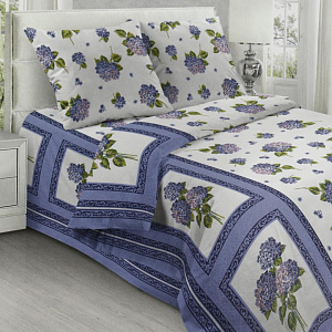 Комплект постельного белья Традиция, 1.5 спальный, 2 наволочки 70х70 см, бязь 000000000001028119