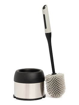 Щетка для унитаза LUCKY с подставкой черный/серый ТПР/ПП/нержавеющая сталь 000000000001220217