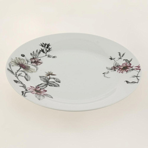 Тарелка обеденная 23см OLAFF Фиона Оттава мелкая фарфор 000000000001204602