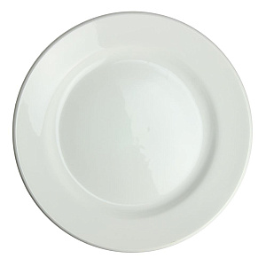 Мелкая тарелка Белая Кубаньфарфор, 20 см 000000000001005625