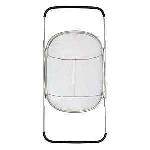 Сито 23x34см DE'NASTIA овал с раздвижными ручками нержавеющая сталь 000000000001219242