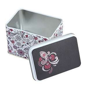 Банка для сыпучих продуктов 400мл НОВЫЙ АРГУМЕНТ Бута белая жестяная 000000000001102864