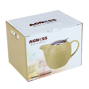 Заварочный чайник Agness, 900мл, керамика 000000000001163108