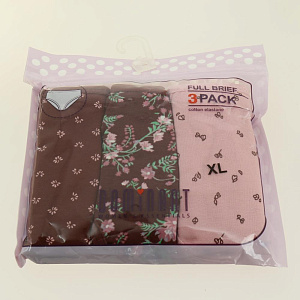 Набор трусов женских Dominant 3шт full brief XL диз7 95%хл 5%эл 000000000001192112