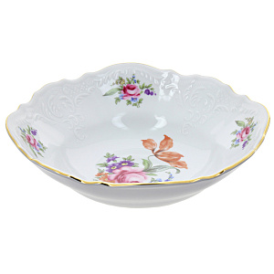 Салатник Мейсенский букет, 19 см 000000000001172312