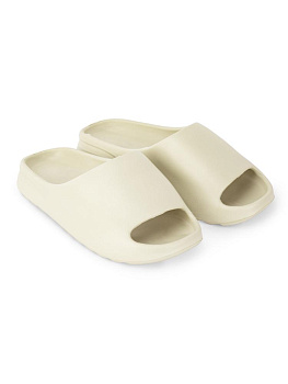 Сланцы женские рефленая подошва 36-37 молочный ЭВА 000000000001226652