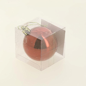 Декоративное украшение Шар 6см MANDARIN золотой MANDARIN пластик 000000000001209392